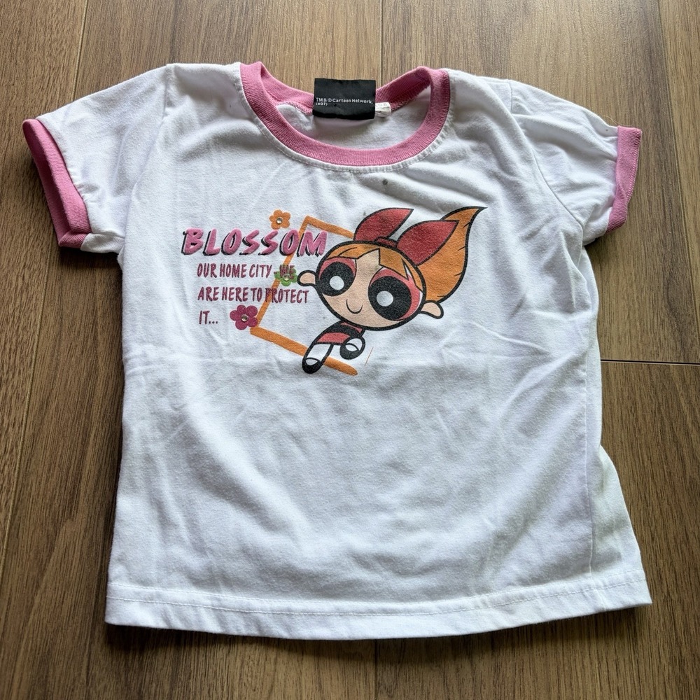 Y2K Cartoon Network The Powerpuff Girls Blossom Girls T‎ Shirt Size Small 5